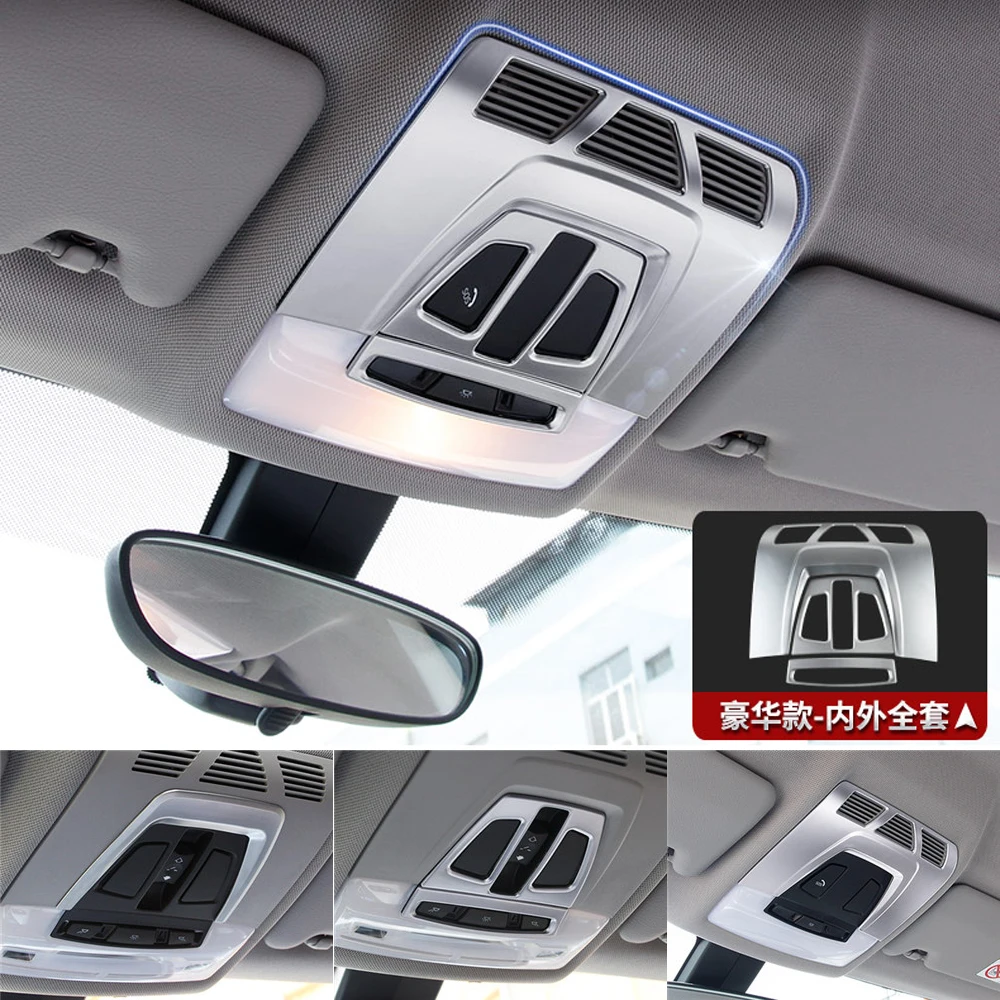 ABS Chrome plated Front Inside Reading Lamp Light Housing Cover Trim For BMW 1 2 3 4 Series X1 X3 X5 X6 3GT F20 F30 car styling
ABS Chrome plated Front Inside Reading Lamp Light Housing Cover Trim For BMW 1 2 3 4 Series X1 X3 X5 X6 3GT F20 F30 car styling