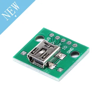 2/5/10/20Pcs Mini USB to DIP 2.54mm Adapter Connector Module Board Panel Female 5-Pin Pinboard 2.54mm Mini USB PCB Type Parts
2/5/10/20Pcs Mini USB to DIP 2.54mm Adapter Connector Module Board Panel Female 5-Pin Pinboard 2.54mm Mini USB PCB Type Parts