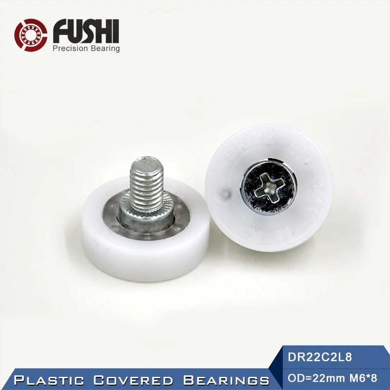 DR22C2L8 Screw Pulley Bearing 6*22*7 mm ( 2 PCS ) Doors and Windows Roller Mute Wheel POM 636 M6*8 Plastic Covered Bearings
DR22C2L8 Screw Pulley Bearing 6*22*7 mm ( 2 PCS ) Doors and Windows Roller Mute Wheel POM 636 M6*8 Plastic Covered Bearings