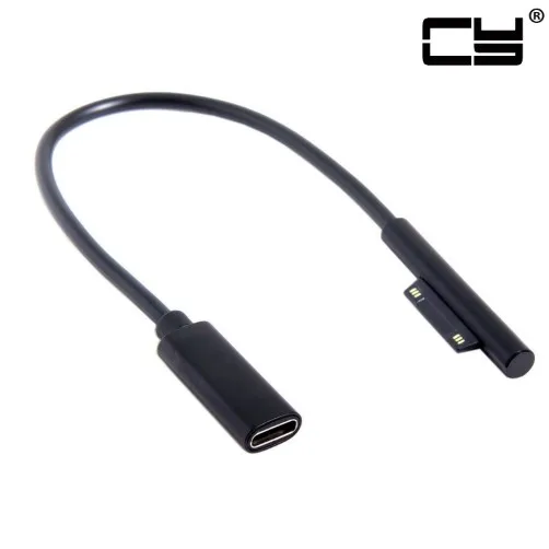 USB-C Type-C DC 15V Female to Surface Pro3 Pro4 Pro5 Pro6 Book Pro Charged Power Extending Adapter Cable Converter Cord Black Pr
USB-C Type-C DC 15V Female to Surface Pro3 Pro4 Pro5 Pro6 Book Pro Charged Power Extending Adapter Cable Converter Cord Black Pr