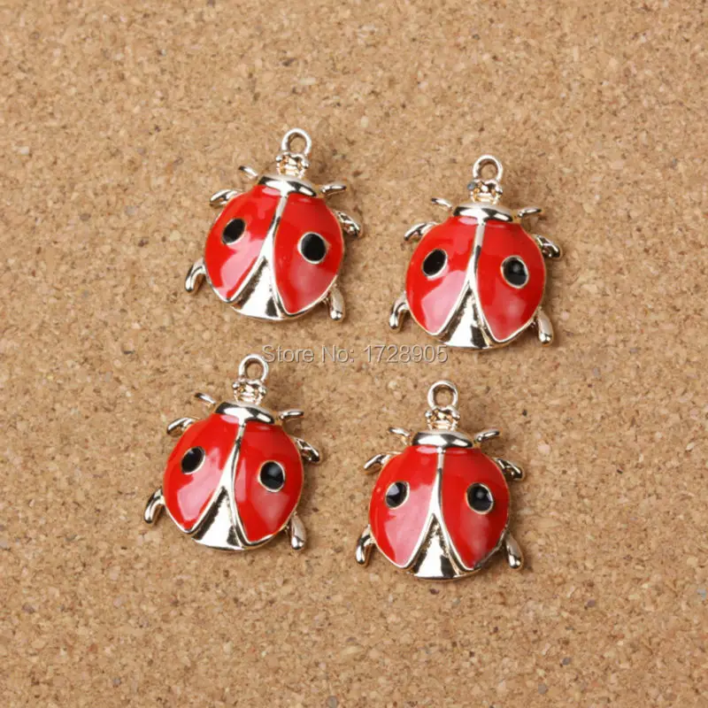 Enamel Beetles Charms Antique Zinc Alloy Bracelet Red Ladybug Ladybird Insect Diy Handmade Jewelry Findings 10 PCS 24*20 mm
Enamel Beetles Charms Antique Zinc Alloy Bracelet Red Ladybug Ladybird Insect Diy Handmade Jewelry Findings 10 PCS 24*20 mm