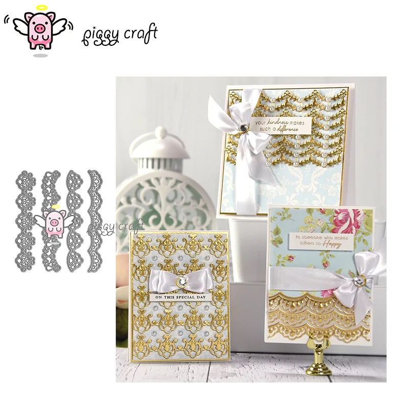 Piggy 4Pcs Lace Stencil Metal Cutting Dies Stencil for DIY Scrapbooking Album Embossing Paper Cards Making Decor Crafts Die Cuts
Piggy 4Pcs Lace Stencil Metal Cutting Dies Stencil for DIY Scrapbooking Album Embossing Paper Cards Making Decor Crafts Die Cuts