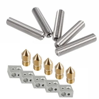 1.75mm Teflon Throat Tube+0.4mm Extruder Nozzle Print Heads+Heater Blocks Hotend For MK8 Makerbot ANET A8 3D Printer
1.75mm Teflon Throat Tube+0.4mm Extruder Nozzle Print Heads+Heater Blocks Hotend For MK8 Makerbot ANET A8 3D Printer