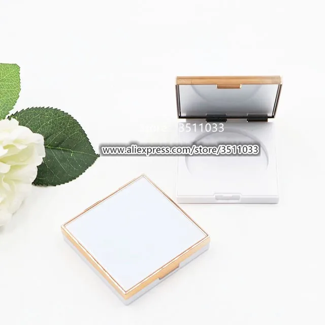 White Square Beauty Blusher Compacts Plastic Elegant Empty Blusher Container n Mirror Cosmetic Eyeshadow Case Makeup Powder Box
White Square Beauty Blusher Compacts Plastic Elegant Empty Blusher Container n Mirror Cosmetic Eyeshadow Case Makeup Powder Box