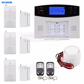 DIYSECUR 433MHz Wireless/wired Defense Zones Gsm Sim Alarm System Motion Sensor Defector
DIYSECUR 433MHz Wireless/wired Defense Zones Gsm Sim Alarm System Motion Sensor Defector