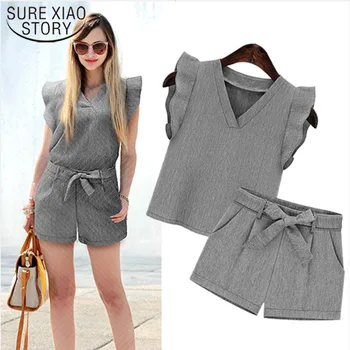 2019 Summer Office Lady Casual Outfit blouse Elegant Feminine Large Size Women Fashion Shorts Two-piece Suit 3387 50
2019 Summer Office Lady Casual Outfit blouse Elegant Feminine Large Size Women Fashion Shorts Two-piece Suit 3387 50