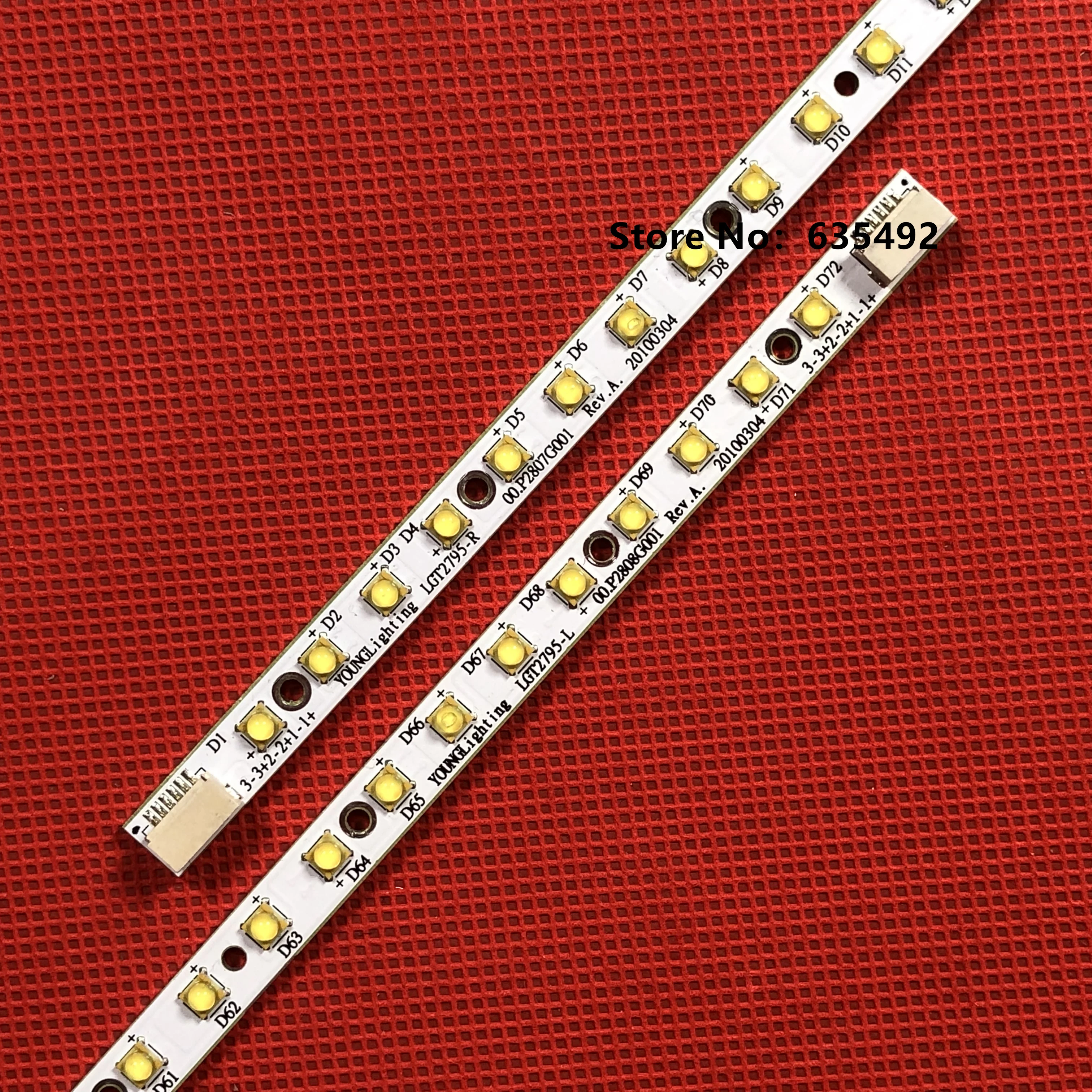 310mm LED Backlight Lamp strip bar 36leds For 27" LCD LM270WQ1 SD C2 MB270B2U SDA2 SDB1 SDE3 SDE5 SDF1 LGT2781 LGT2795 R L
310mm LED Backlight Lamp strip bar 36leds For 27" LCD LM270WQ1 SD C2 MB270B2U SDA2 SDB1 SDE3 SDE5 SDF1 LGT2781 LGT2795 R L