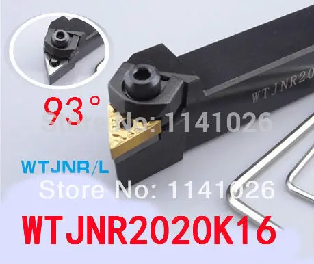 WTJNR2020K16 20*20*125mm CNC Turning Tool, Metal Lathe Cutting Tools,Lathe Machine Tools, External Turning Tool W-Type WTJNR/L
WTJNR2020K16 20*20*125mm CNC Turning Tool, Metal Lathe Cutting Tools,Lathe Machine Tools, External Turning Tool W-Type WTJNR/L