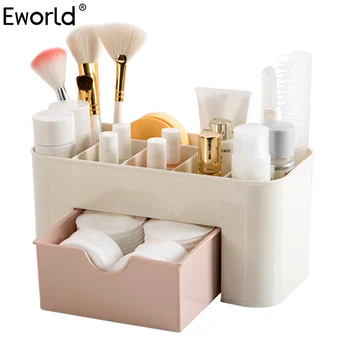 Eworld 2017 Multi-grid Cosmetic Storage Box Drawer Transparent Plastic Office Desktop Table Makeup Brush Lipstick Storage Boxes 
Eworld 2017 Multi-grid Cosmetic Storage Box Drawer Transparent Plastic Office Desktop Table Makeup Brush Lipstick Storage Boxes