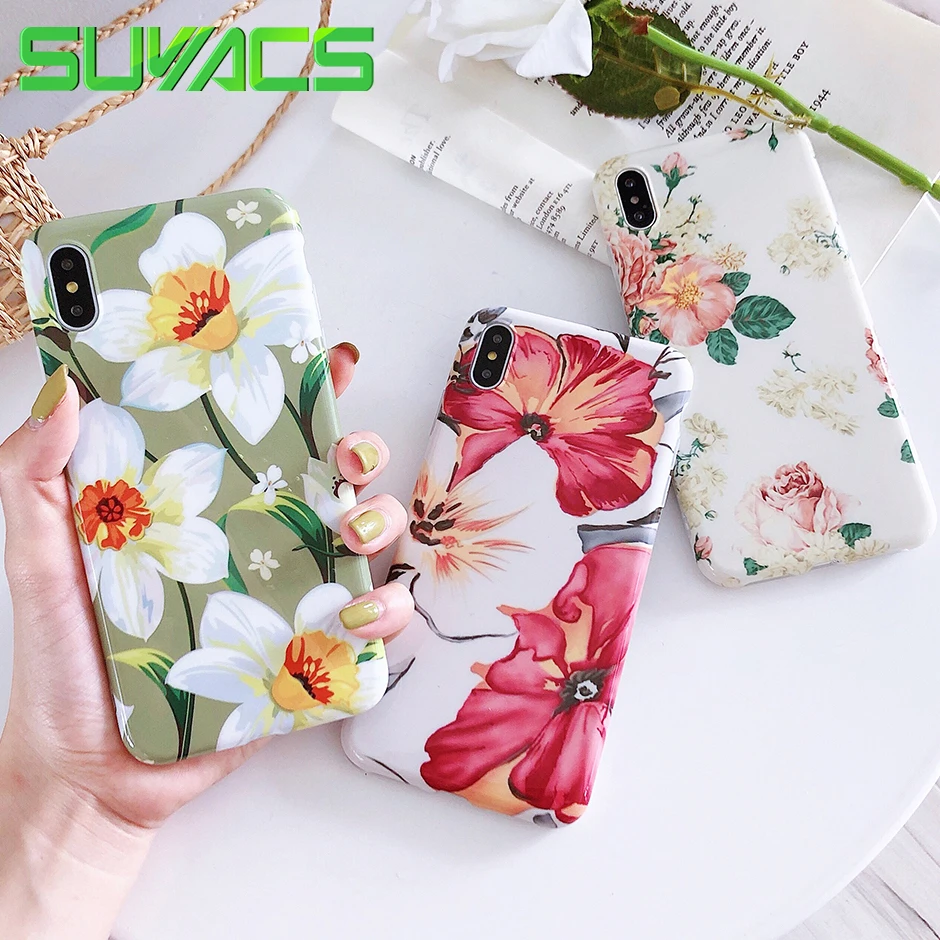 SUYACS Glossy Phone Case For iPhone XS MAX XR 6 6S 7 8 Plus X Beauty Flower Pattern Coconut Tree Soft IMD Graphic Phone Cases
SUYACS Glossy Phone Case For iPhone XS MAX XR 6 6S 7 8 Plus X Beauty Flower Pattern Coconut Tree Soft IMD Graphic Phone Cases