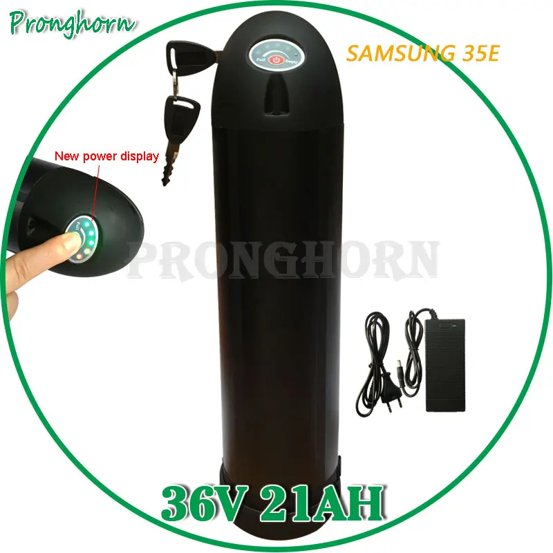Perfect EU US RU No Tax 36V E-bike Battery use Samsung 35E cell 36V 10.5Ah 11Ah 14Ah 17.5Ah 18Ah 21Ah Water Bottle Electric Bike Battery 0