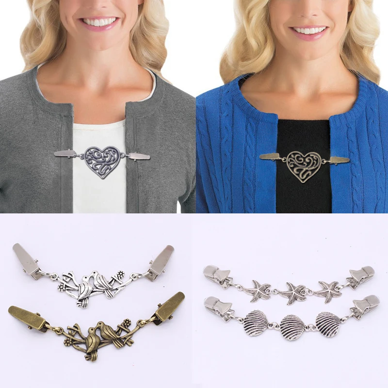 Retro Sweater Cardigan Clips Keeper Fashion Brooches Shawl Duck Clip Buckles Clothes Decor Beaded Pearl Pin Brooch Metal Buckle
Retro Sweater Cardigan Clips Keeper Fashion Brooches Shawl Duck Clip Buckles Clothes Decor Beaded Pearl Pin Brooch Metal Buckle