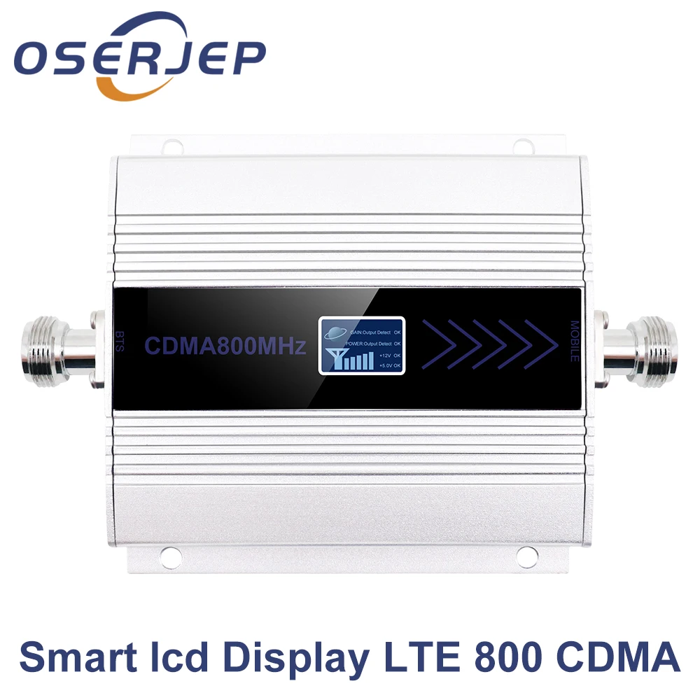 Усилитель мобильного сигнала LTE CDMA 4G 800 МГц ретранслятор 4g сотового с умным ЖК