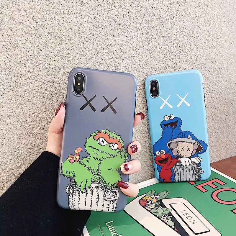 Japan US Sesame Street toys Kaws XX soft silicon cover case for iphone 6 6S plus 7 7plus 8 8plus X XR XS Max cute phone coque
Japan US Sesame Street toys Kaws XX soft silicon cover case for iphone 6 6S plus 7 7plus 8 8plus X XR XS Max cute phone coque
