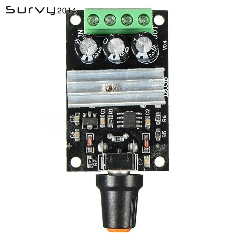 PWM DC 6-28V 3A Motor Speed Controller Regulator Adjustable Variable Speed Control Switch Fan DC Motor Governor Tools
PWM DC 6-28V 3A Motor Speed Controller Regulator Adjustable Variable Speed Control Switch Fan DC Motor Governor Tools