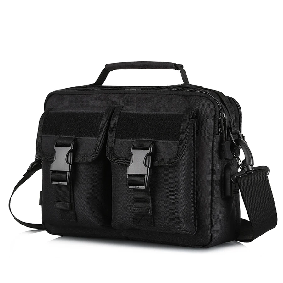 Protector Plus Outdoor Multifunction Tactical Messenger Bag Mens Waterproof Crossbody Shoulder Briefcase with USB Port
Protector Plus Outdoor Multifunction Tactical Messenger Bag Mens Waterproof Crossbody Shoulder Briefcase with USB Port