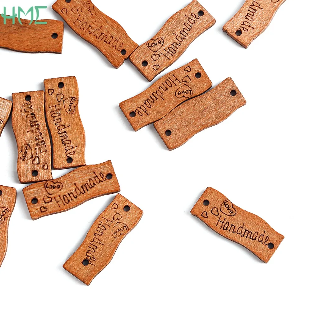 25/50pcs 10*30mm Handmade Wood Labels Buttons Tags for Jewelry Making DIY Hand Made Craft Connectors Spacer Beading Accessories
25/50pcs 10*30mm Handmade Wood Labels Buttons Tags for Jewelry Making DIY Hand Made Craft Connectors Spacer Beading Accessories