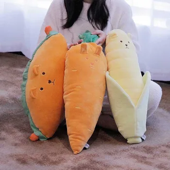 1pc Cartoon vegetable soft hot dog corn carrot simulation plush toy sleeping pillow sofa pillow Birthday Gift
1pc Cartoon vegetable soft hot dog corn carrot simulation plush toy sleeping pillow sofa pillow Birthday Gift