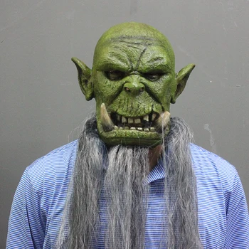 2016 Movie War craft Mask Cosplay Guldan Mask Costume Cosplay Halloween Party Mask Latex
2016 Movie War craft Mask Cosplay Guldan Mask Costume Cosplay Halloween Party Mask Latex