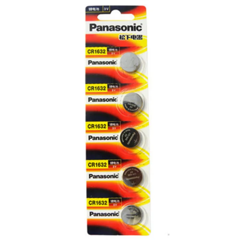 5Pcs/lot PANASONIC CR1632 1632 DL1632 3V Lithium Batteries Cell Button Coin Battery
5Pcs/lot PANASONIC CR1632 1632 DL1632 3V Lithium Batteries Cell Button Coin Battery