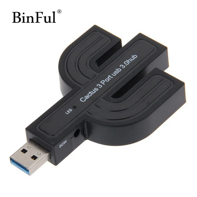 

BinFul Super Speed USB 3.0 3-Port USB HUB Splitter black white Color to Choose Fashionable USB HUB for PC Computer Macbook