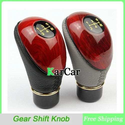 Peach Wood & PU Leather Car Gear Shift Knob Manual 5-Speed, Universal Gear Knob Lever for Manual Transmission Black/Gray
Peach Wood & PU Leather Car Gear Shift Knob Manual 5-Speed, Universal Gear Knob Lever for Manual Transmission Black/Gray