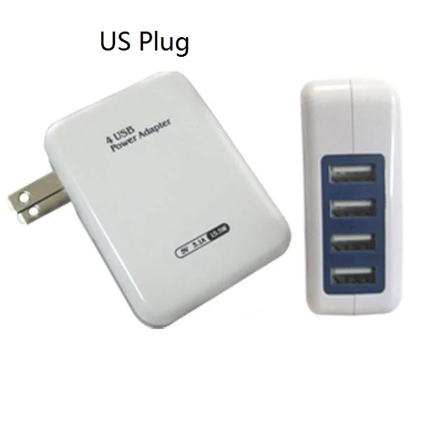 Portable 5V 3.1A 4 Ports AC EU Plu/ US Plug USB Power Charger Adapter HUB For Samsung iPhone Huawei Sony LG P2
Portable 5V 3.1A 4 Ports AC EU Plu/ US Plug USB Power Charger Adapter HUB For Samsung iPhone Huawei Sony LG P2