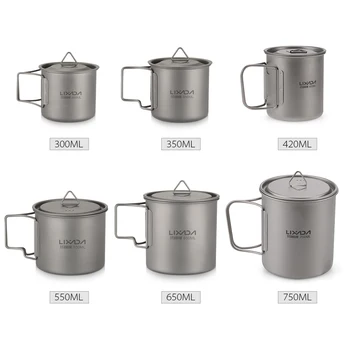 Lightweight Titanium Flatware Set Folding Spork Spoon Water Cup Mug Tableware Outdoor Cookware Dinner for Travel Camping
Lightweight Titanium Flatware Set Folding Spork Spoon Water Cup Mug Tableware Outdoor Cookware Dinner for Travel Camping