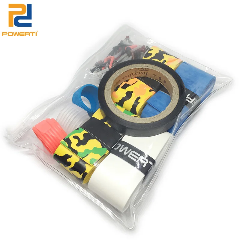 POWERTI Badminton 4pcs Dry Overgrip+2pcs Racket Ring +1pcs Grip Tape+1pcs Badminton Grommets Set Racket Accessory
POWERTI Badminton 4pcs Dry Overgrip+2pcs Racket Ring +1pcs Grip Tape+1pcs Badminton Grommets Set Racket Accessory