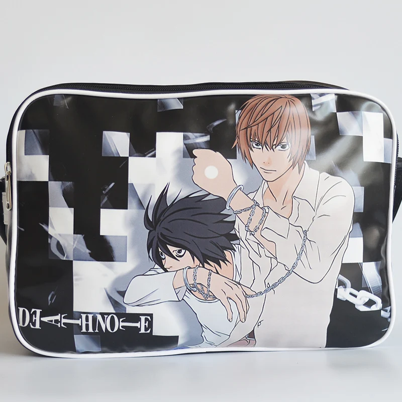 Free shipping Anime Death Note Cartoon L Killer Yagami Light printing Single shoulder ramp Handbags PU Casual fashion schoolbag
Free shipping Anime Death Note Cartoon L Killer Yagami Light printing Single shoulder ramp Handbags PU Casual fashion schoolbag