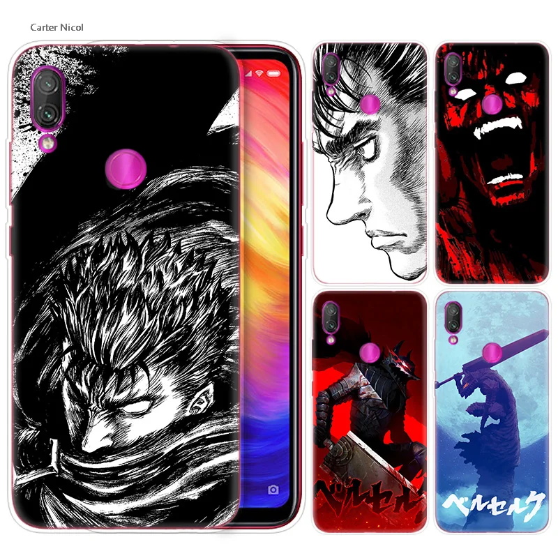 Silicone Case for Xiaomi Redmi Note 7 6 5 Plus Mi A2 8 Lite Pro Prime Play Phone Cases Cover Berserk Guts Anime Cool guys
Silicone Case for Xiaomi Redmi Note 7 6 5 Plus Mi A2 8 Lite Pro Prime Play Phone Cases Cover Berserk Guts Anime Cool guys