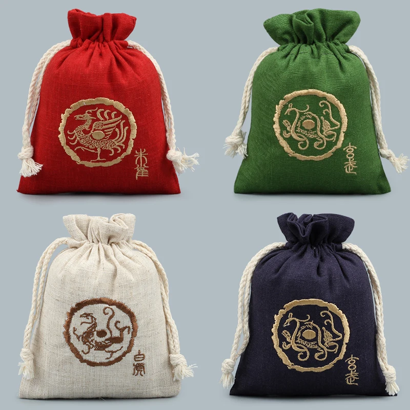 Chinese Embroidery Monster Candy Bag Large Christmas Gift Bags Unicorn Cotton Linen Jewelry Packing Bag Drawstring Pouch 10pcs/l
Chinese Embroidery Monster Candy Bag Large Christmas Gift Bags Unicorn Cotton Linen Jewelry Packing Bag Drawstring Pouch 10pcs/l