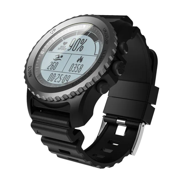 S968 Smart Watch Men Wristwatch Swimming Watches Heart Rate Monitor GPS Multi-sport Smartwatch Compass Barometer for Android IOS
S968 Smart Watch Men Wristwatch Swimming Watches Heart Rate Monitor GPS Multi-sport Smartwatch Compass Barometer for Android IOS