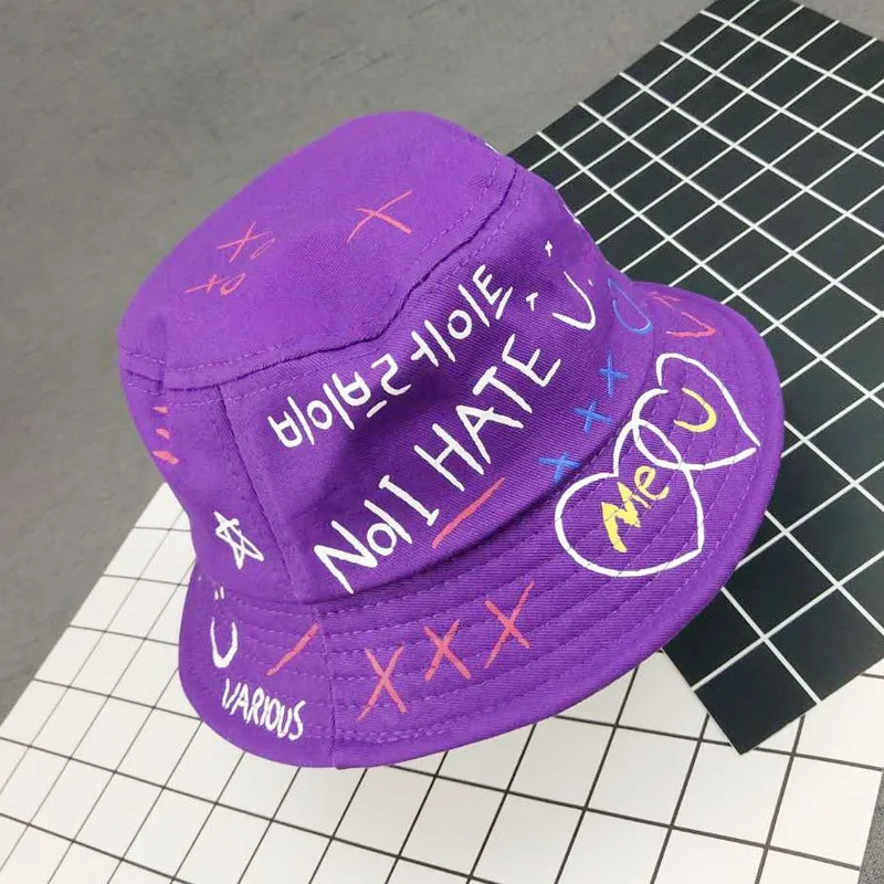 1-6T Bucket Cap Fisherman Hat Spring Korean Version Of The Wild Visor Street Personality Graffiti Pot Hat Tide
1-6T Bucket Cap Fisherman Hat Spring Korean Version Of The Wild Visor Street Personality Graffiti Pot Hat Tide