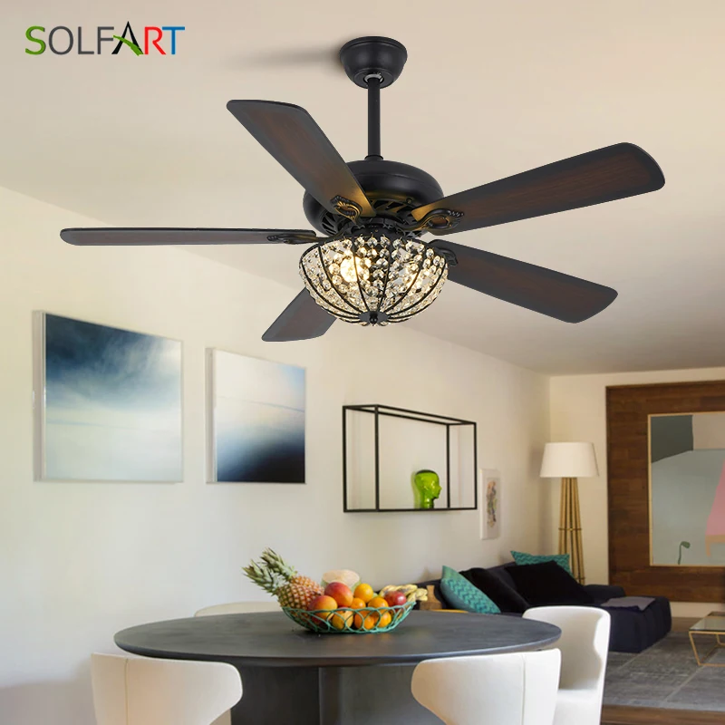 Crystal Ceiling Fan Modern LED European Ceiling Fans Glass Lampshade Decorative Fans
Crystal Ceiling Fan Modern LED European Ceiling Fans Glass Lampshade Decorative Fans