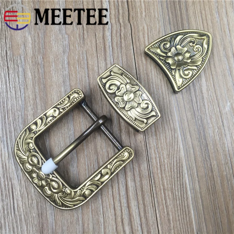 Meetee 1set(3pcs) 35/40mm Solid Brass High Quality Carved Pin Belt Buckle Head Jeans Accessories DIY LeatherCraft Hardware Decor
Meetee 1set(3pcs) 35/40mm Solid Brass High Quality Carved Pin Belt Buckle Head Jeans Accessories DIY LeatherCraft Hardware Decor