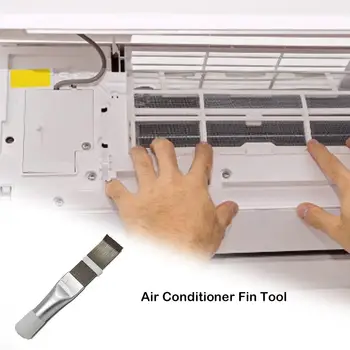 1Pc Stainless Steel Fin Comb Brush For Air Conditioner Blade Cooling Straightening Cleaning Tool AC Condenser Fin Comb
1Pc Stainless Steel Fin Comb Brush For Air Conditioner Blade Cooling Straightening Cleaning Tool AC Condenser Fin Comb