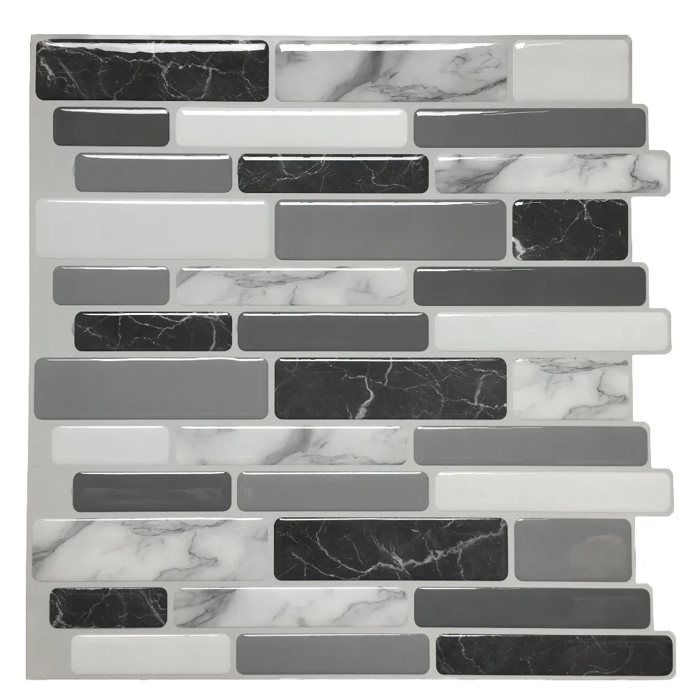 Premium Anti Mold 12"x12" Peel and Stick Backsplash Self adhesive Wall Tile For Kitchen Laundry Home Wall Decal 3D Sticker Vinyl
Premium Anti Mold 12"x12" Peel and Stick Backsplash Self adhesive Wall Tile For Kitchen Laundry Home Wall Decal 3D Sticker Vinyl