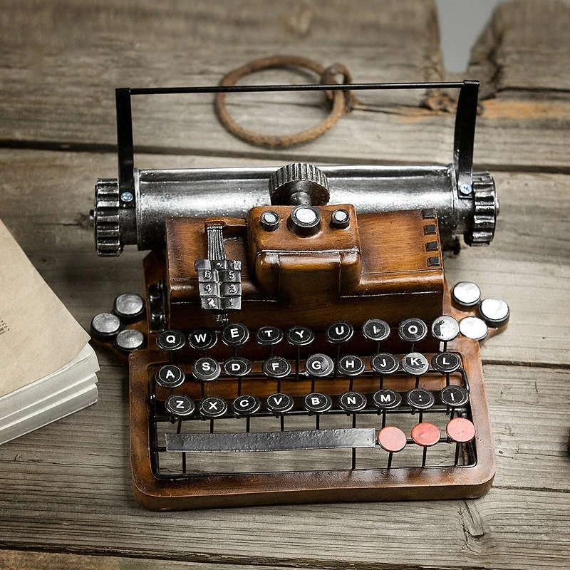 American retro typewriter model decoration living room TV cabinet wine cabinet decorations home crafts furnishings WL5160913
American retro typewriter model decoration living room TV cabinet wine cabinet decorations home crafts furnishings WL5160913