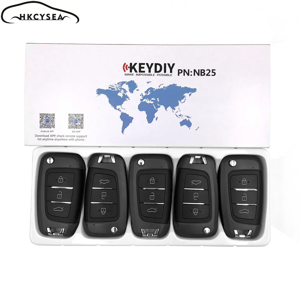 HKCYSEA 5PCS/LOT NB25 3 Button NB Series Car Key Remote Control for Mini Kd KD900 KD900+ URG200 KD-X2 Key Programmer
HKCYSEA 5PCS/LOT NB25 3 Button NB Series Car Key Remote Control for Mini Kd KD900 KD900+ URG200 KD-X2 Key Programmer