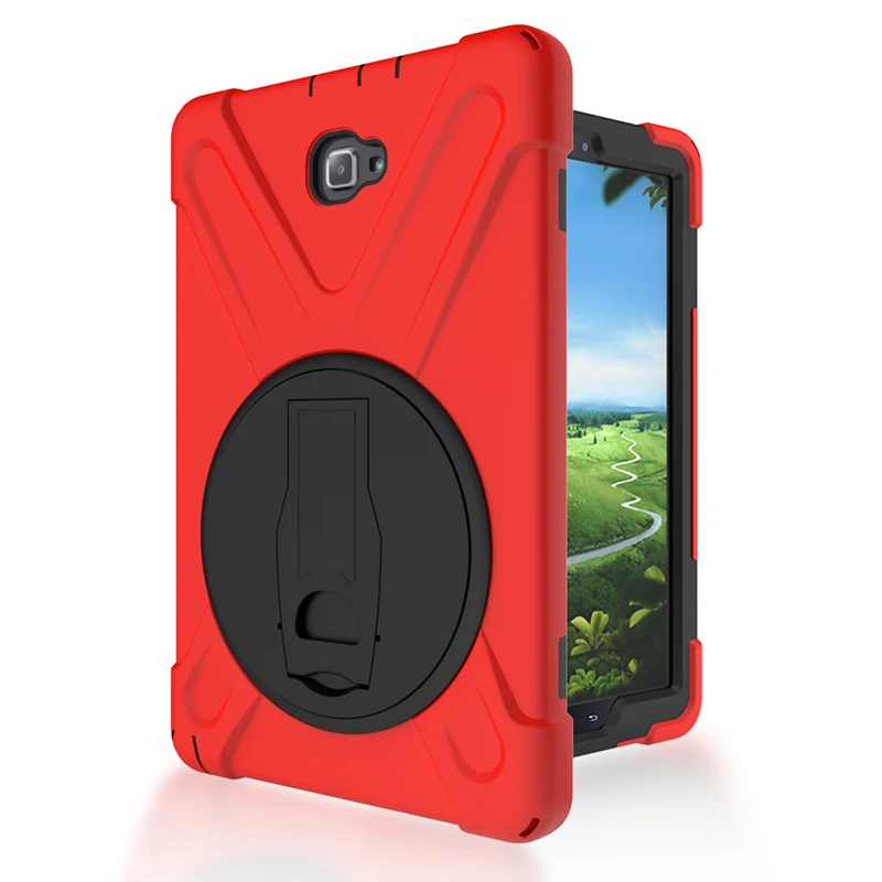 Silicone Hybrid Case with Kickstand for Samsung Galaxy Tab A 10.1 P580 P585 with S-Pen Version Tablet PC Shockproof Cover + Pen
Silicone Hybrid Case with Kickstand for Samsung Galaxy Tab A 10.1 P580 P585 with S-Pen Version Tablet PC Shockproof Cover + Pen
