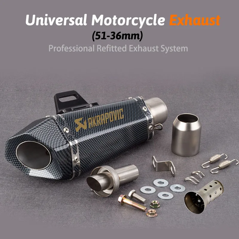51mm inlet Universal motorcycle yoshimura exhaust muffler for NMAX1 R1 R15 R3 ZX6R ZX10 Z900 1000 CBR1000 GSXR1000 650 K7 K8 K11
51mm inlet Universal motorcycle yoshimura exhaust muffler for NMAX1 R1 R15 R3 ZX6R ZX10 Z900 1000 CBR1000 GSXR1000 650 K7 K8 K11