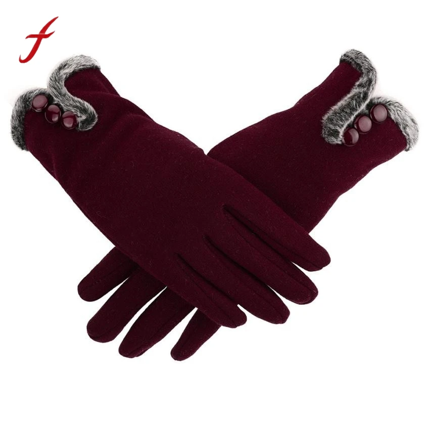 Women Gloves Winter Warm Ladies Faux Rabit Fur Buttons Driving Full Finger Gloves Touch Screen Gloves For Mobile Female 2019 New
Women Gloves Winter Warm Ladies Faux Rabit Fur Buttons Driving Full Finger Gloves Touch Screen Gloves For Mobile Female 2019 New