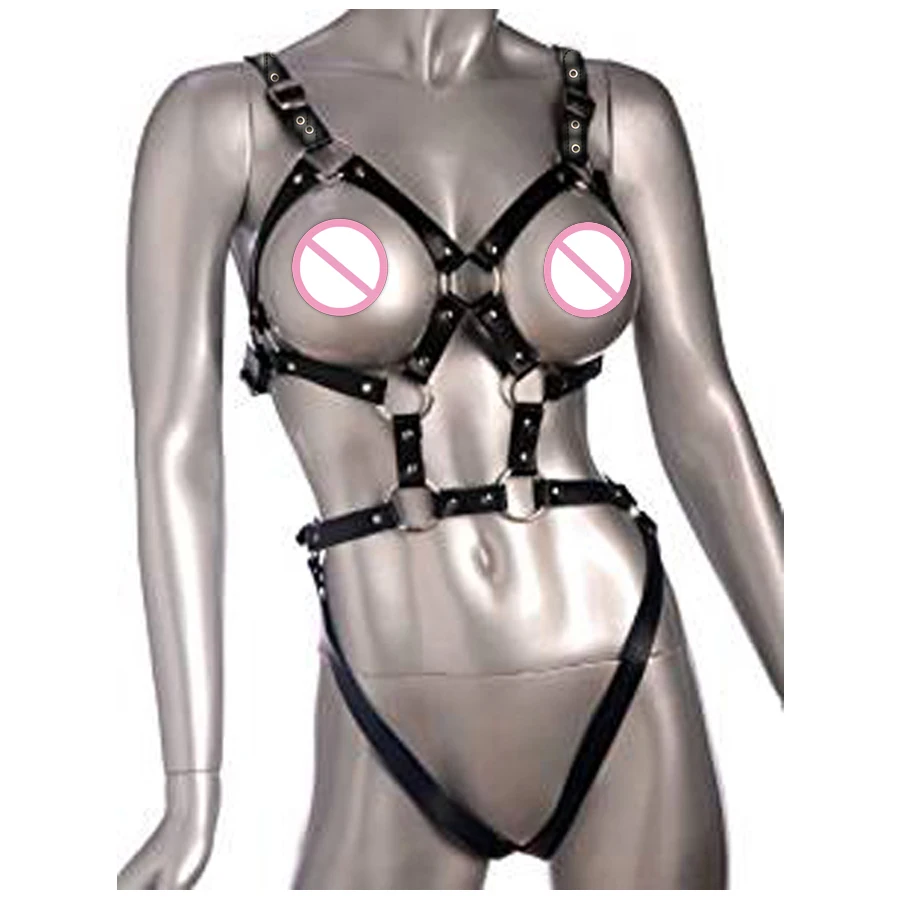 Faux Leather Teddy Corset, Women Harness Cupless Lingerie,Open Crotch StrapThong ,Full Body Costume
Faux Leather Teddy Corset, Women Harness Cupless Lingerie,Open Crotch StrapThong ,Full Body Costume
