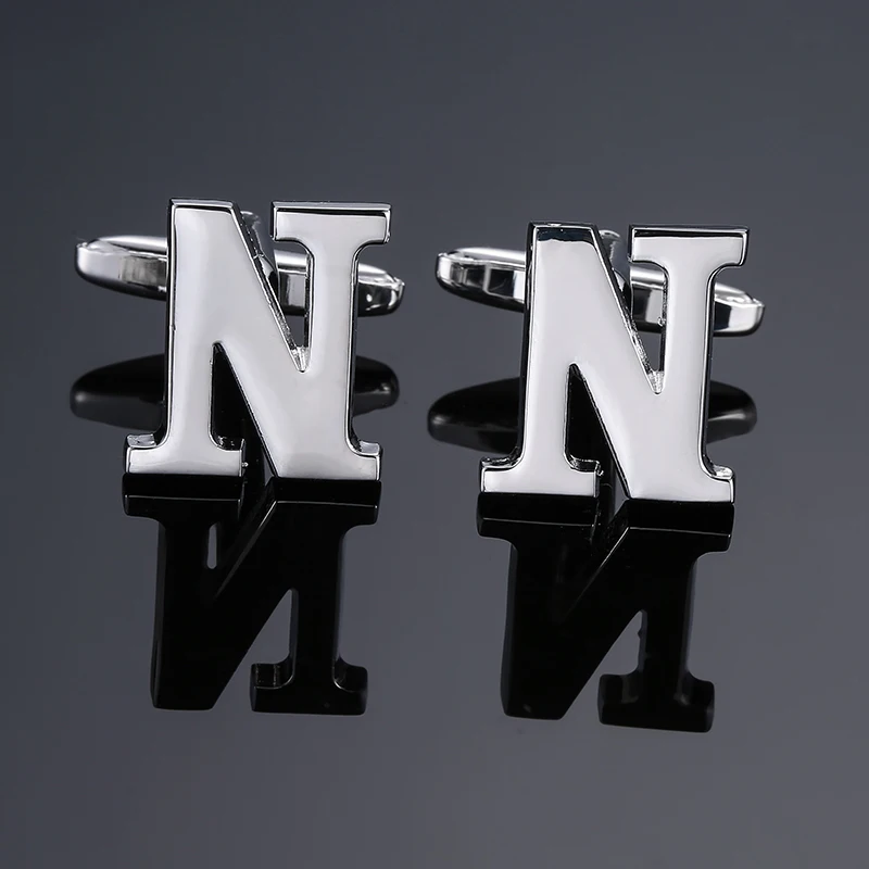 DY new High grade brand Brass material Silvery letter N Cufflinks Men's French shirt Cufflinks free shipping
DY new High grade brand Brass material Silvery letter N Cufflinks Men's French shirt Cufflinks free shipping