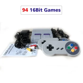 10pcs/lot 16 Bit Mini TV Game Console Support AV Retro Video Game Console Built-In 94 16bit Games Handheld Gaming Player NTSC
10pcs/lot 16 Bit Mini TV Game Console Support AV Retro Video Game Console Built-In 94 16bit Games Handheld Gaming Player NTSC