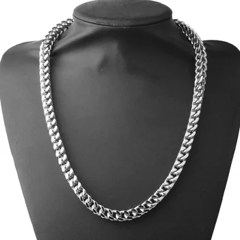 8mm High Quality 316L Stainless Steel Silver Color Wheat Design Figaro Franco Link Chain Men's Boy's Necklace Fashion Jewelry
8mm High Quality 316L Stainless Steel Silver Color Wheat Design Figaro Franco Link Chain Men's Boy's Necklace Fashion Jewelry