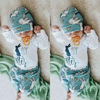 3pcs Easter Newborn Infant Baby Boy Girl 0-18M Outfit Clothes Romper Bodysuit Pants
3pcs Easter Newborn Infant Baby Boy Girl 0-18M Outfit Clothes Romper Bodysuit Pants