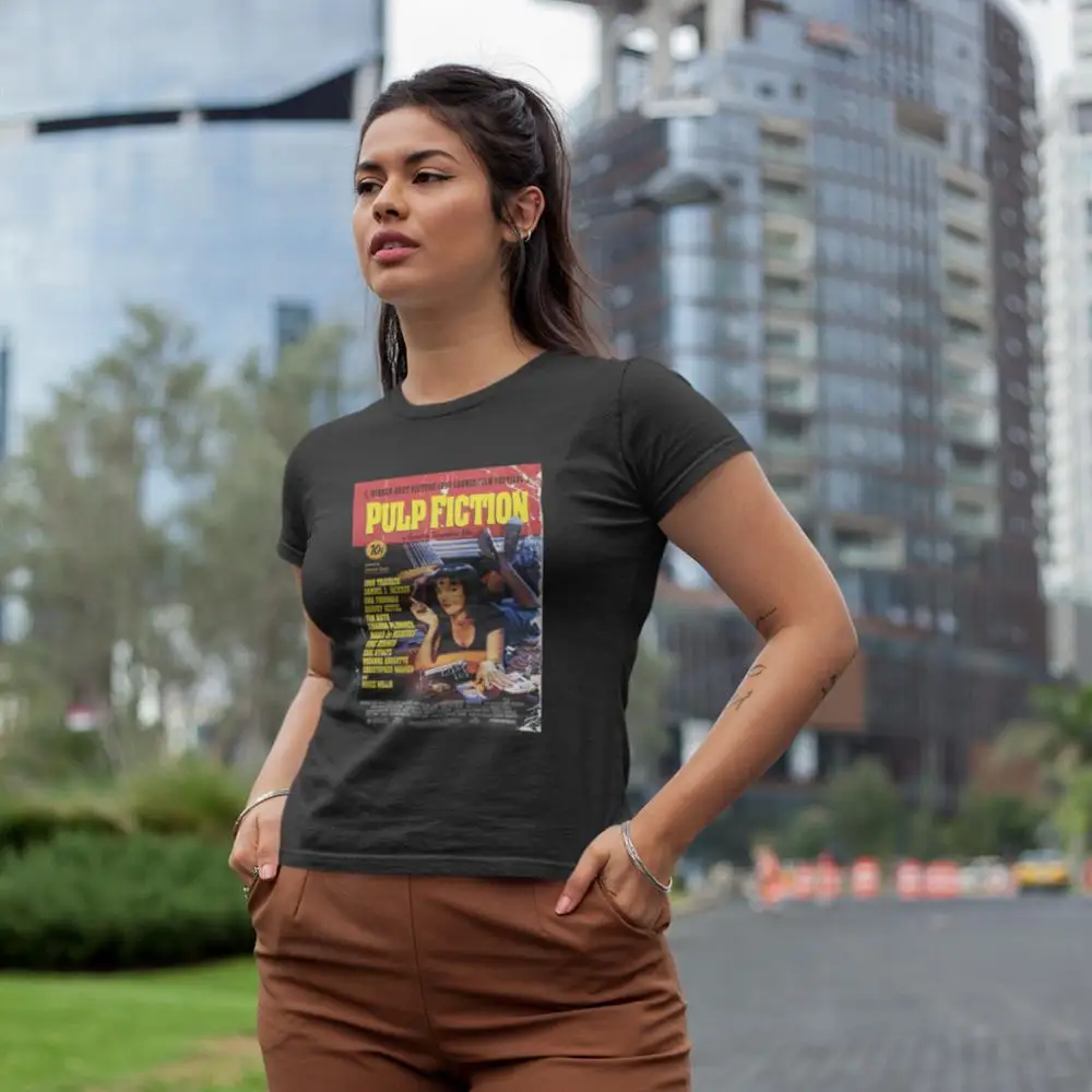 Pulp Fiction T-Shirt Pulp Fiction T Shirt Oversized 100 Cotton Women tshirt Green Kawaii Graphic O Neck Ladies Tee Shirt
Pulp Fiction T-Shirt Pulp Fiction T Shirt Oversized 100 Cotton Women tshirt Green Kawaii Graphic O Neck Ladies Tee Shirt