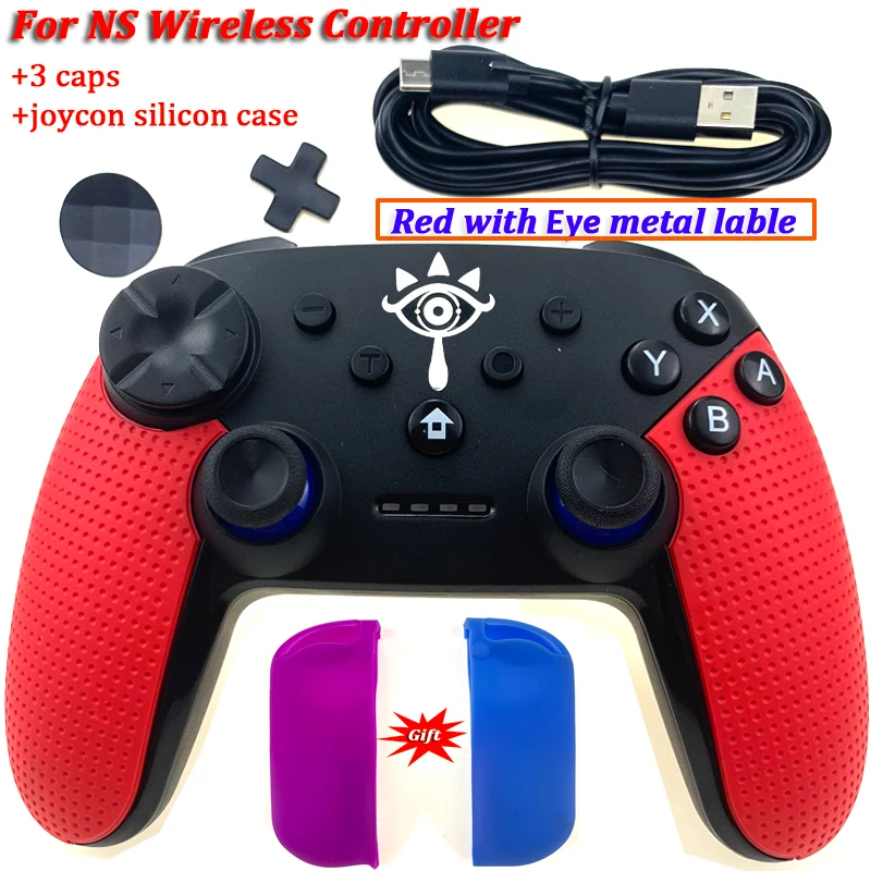 New For Switch Pro Bluetooth Wireless Gamepad Remote Controller Joystick For Nintend Switch Console Game Pad For PC Games+3 Caps
New For Switch Pro Bluetooth Wireless Gamepad Remote Controller Joystick For Nintend Switch Console Game Pad For PC Games+3 Caps